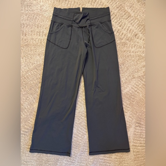 Lululemon Still Women’s Wide Leg Ribbed Waist Yoga Pants - Picture 3 of 7